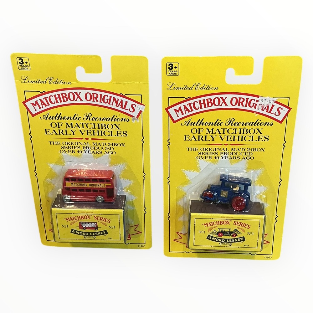 Matchbox Originals Moko Lesney Early Vehicles London‎ Bus Aveling Barford Roller